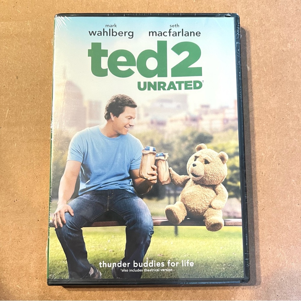 NEW, SEALED DVD Ted 2 Unrated - Mark Wahlberg - Seth Macfarlane Movie Film